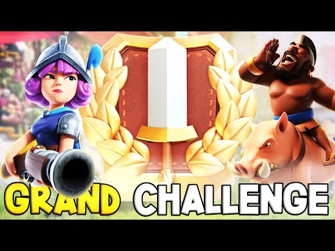 GRAND CHALLENGE WITH 2.6 HOG CYCLE! 12-0 | CLASH ROYALE