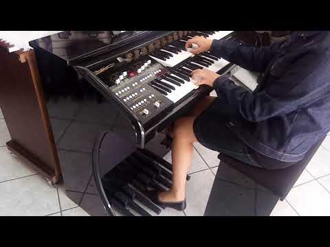 Órgão Acordes 2D preto brilho. É na JBG Music!