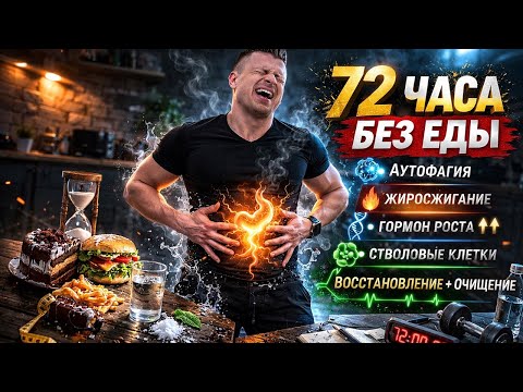 72 ЧАСА БЕЗ ЕДЫ — ЧТО ПРОИСХОДИТ С ТЕЛОМ?