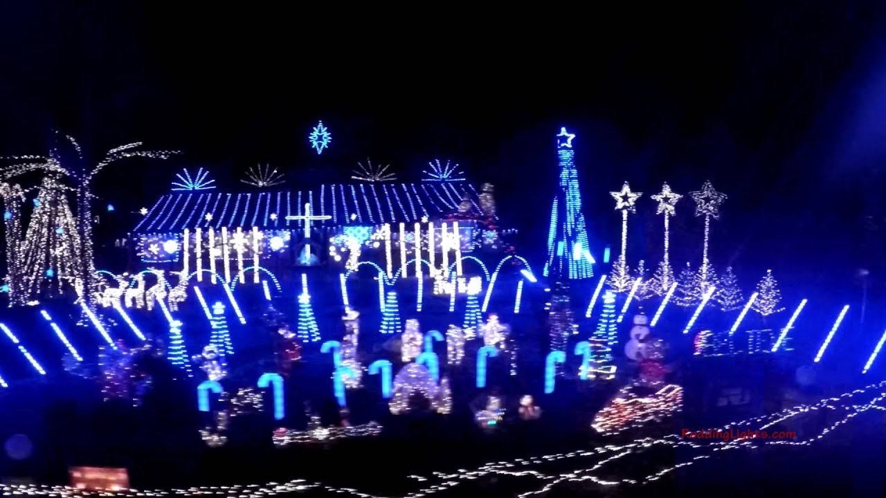 DRONE - 2015 Medley: Rockin Wizards Nutcracker - Redding Christmas Lights