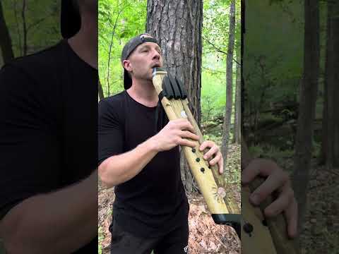 Native American style - triple drone flute EEB