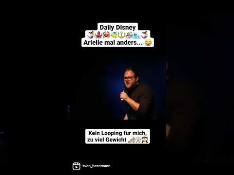 Arielle, mal anders 🧜‍♀️😅#dailydisney #Disney #arielle  #achterbahn #svenbensmann #yeswesven