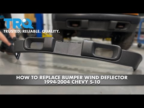 How to Replace Bumper Wind Deflector 1994-2004 Chevy S-10