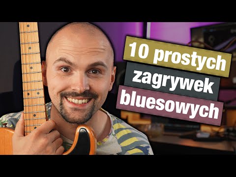 10 prostych zagrywek bluesowych na gitarze (z tabulaturą)