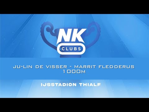 Ju Lin de Visser - Marrit Fledderus 1000m NK Clubs 2023