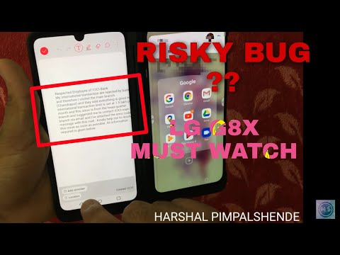 LG G8X BUG + (SOLUTION) (First on YouTube)