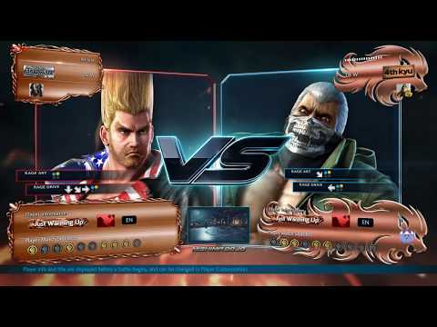 Tekken 7 PC: Paul vs Bryan 2017 06 03 1080p 60fps gameplay footage