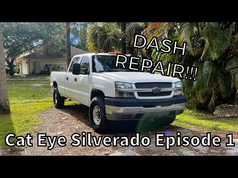 Restoring Cracked Silverado Dash!!! (Cat Eye Silverado Build Ep. 1)