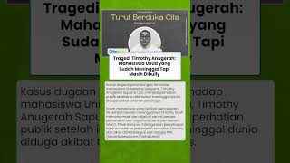 Nasib Pilu Mendiang Timothy Mahasiswa UNUD! Sosoknya Masih Dapat Bullyan walau Sudah Meninggal