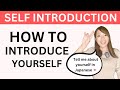 SELF INTRODUCTION | How to Introduce Yourself in Japanese￼ | Tell Me About Yourself.