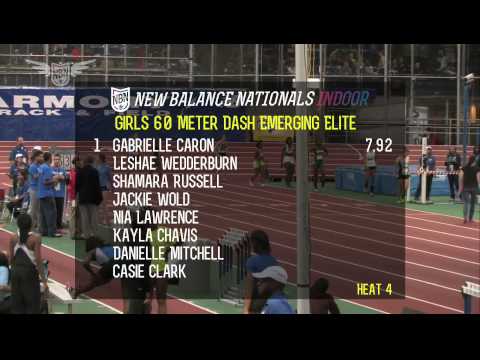 Girls 60m EE Heat 4 - New Balance Nationals Indoor 2013
