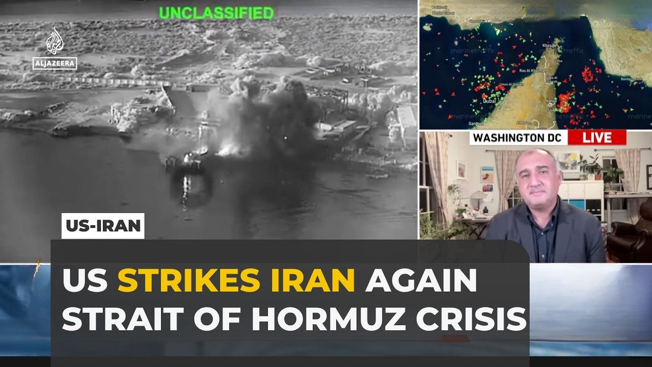 US-Iran tensions escalate as strikes hit Iran and Trump announces Strait of Hormuz blockade