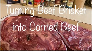 ST. PATRICK’S DAY FEAST PART 1 | TURNING BEEF BRISKET INTO CORNED BEEF | ALL AMERICAN COOKING