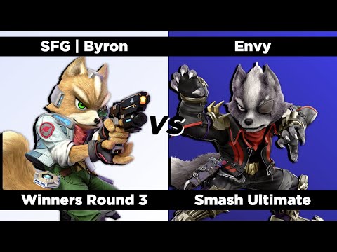 Super Smash QWERTZ #10 - Winners Round 3 - SFG | Byron (Fox) vs. Envy (Wolf)