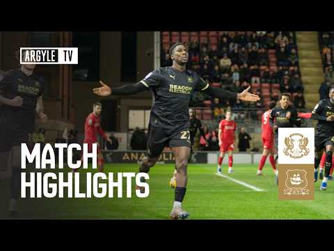 Match Highlights | Leyton Orient v Argyle