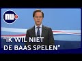 Rutte wil geen striktere handhaving: 'In zo’n land wil ik niet wonen' | NU.nl