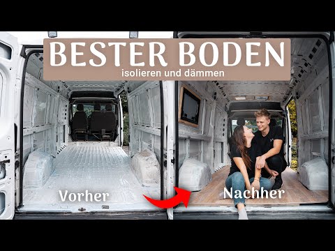Ganz Einfach: Camper Bodenplatte verlegen & Dämmen (DIY Camper Van Ausbau | Armaflex XG | PVC Vinyl)