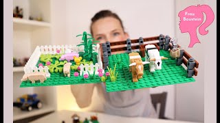 HYZM® Bauernhoftiere: Kühe, Schweine, Hasen, Hühner und ein Hund-wenn es das nur von Lego® gäbe...