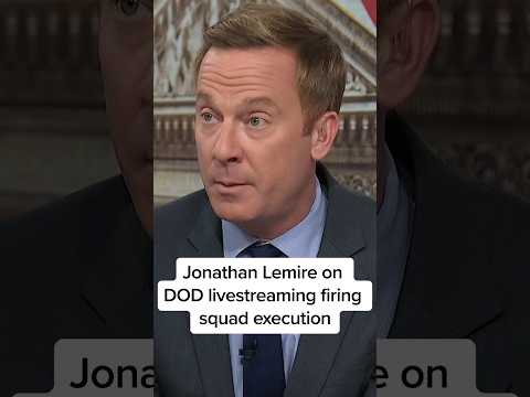Jonathan Lemire on DOD livestreaming firing squad execution