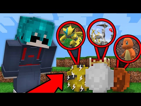 Ovos Pokémon Decidem meu Time no Minecraft Pixelmon