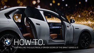 How To Control the Electric Driven Doors of the new BMW 7 Series or i7 with the My BMW App.
