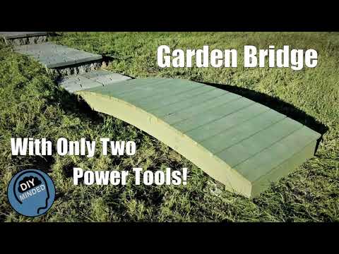 Simple Garden Bridge with Basic Tools