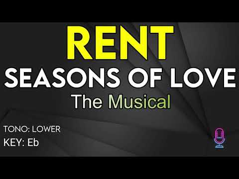 Rent (The Musical) - Seasons Of Love - Karaoke Instrumental - Lower
