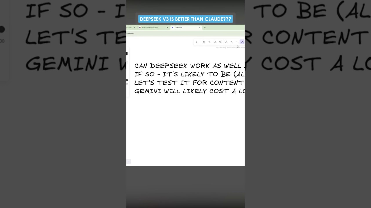 DeepSeek V3 Surprises Me— It Better Than Claude??? #deepseek #claudeai #anthropic #googlegemini