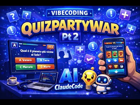 VibeCoding - Claude Code - WebApp - QuizPartyWar su tv e smartphone. Parte 2