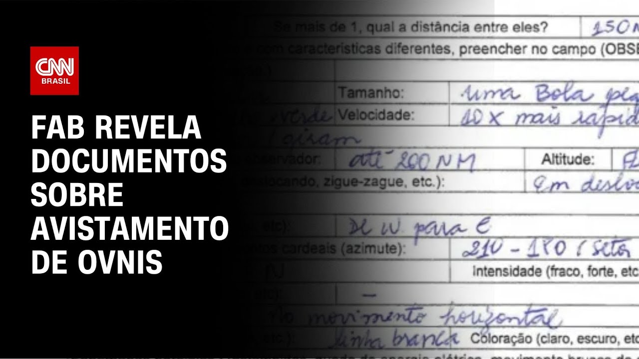 FAB revela documentos sobre avistamento de ovnis | CNN NOVO DIA