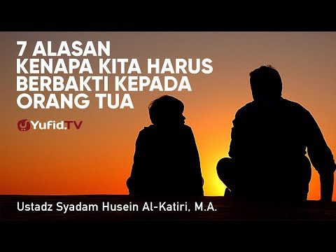 <p>Ceramah Agama: 7 Alasan Anda Harus Berbakti kepada Orang tua - Ustadz Syadam Husein Al-Katiri, M.A.</p>
<p>Video ceramah agama Islam kali ini Ustadz Syadam Husain Hafidhzhahullah menjelaskan tentang 7 alasan kenapa kita harus berbakti kepada orang tua. Yuk simak penjelasan selengkapnya dalam video berikut.</p>
<p>#baktikepadaorangtua #ceramahagama #yufidtv<br />
*<br />
MASIH CARI ARTIKEL ISLAM DI GOOGLE?<br />
Yuk, cari di Yufid.com (Islamic Search Engine) saja. Insyaallah LEBIH menenangkan hati!<br />
*<br />
►► SUBSCRIBE di sini untuk belajar LEBIH tentang Islam: youtube.com/subscription_center?add_user=moslemchannel<br />
*<br />
YUK, FOLLOW SOSIAL MEDIA YUFID.TV LAINNYA UNTUK MENDAPATKAN UPDATE VIDEO TERBARU!<br />
Fabebook: facebook.com/Yufid.TV/<br />
Instagram: instagram.com/yufid.tv/<br />
Telegram: telegram.me/yufidtv<br />
Yufid.TV Official Website: yufid.tv<br />
*<br />
YUK, DUKUNG YUFID.TV!<br />
Yuk, dukung dengan belanja di Yufid Store: yufidstore.com<br />
*<br />
DONASI UNTUK VIDEO DAKWAH DAPAT DISALURKAN KE:</p>
<p>BNI SYARIAH<br />
0381.346.658<br />
a.n. YUFID NETWORK YAYASAN</p>
<p>BANK SYARIAH MANDIRI<br />
7086.882.242<br />
a.n. YAYASAN YUFID NETWORK</p>
<p>Paypal: finance@yufid.org</p>
<p>NB:<br />
Rekening di atas adalah rekening khusus donasi Yufid Network, jadi Anda tidak perlu konfirmasi setelah mengirimkan donasi. Cukup tuliskan keterangan donasi pada saat Anda transfer.</p>
<p>Link catatan penerimaan donasi Yufid Network selama ini dapat Anda lihat di: goo.gl/y7o7Se</p>
<p>Ceramah Agama: 7 Alasan Anda Harus Berbakti kepada Orang tua - Ustadz Syadam Husein Al-Katiri, M.A.</p>
<p>Video ceramah agama Islam kali ini Ustadz Syadam Husain Hafidhzhahullah menjelaskan tentang 7 alasan kenapa kita harus berbakti kepada orang tua. Yuk simak penjelasan selengkapnya dalam video berikut.</p>
<p>#baktikepadaorangtua #ceramahagama #yufidtv<br />
*<br />
MASIH CARI ARTIKEL ISLAM DI GOOGLE?<br />
Yuk, cari di Yufid.com (Islamic Search Engine) saja. Insyaallah LEBIH menenangkan hati!<br />
*<br />
►► SUBSCRIBE di sini untuk belajar LEBIH tentang Islam: youtube.com/subscription_center?add_user=moslemchannel<br />
*<br />
YUK, FOLLOW SOSIAL MEDIA YUFID.TV LAINNYA UNTUK MENDAPATKAN UPDATE VIDEO TERBARU!<br />
Fabebook: facebook.com/Yufid.TV/<br />
Instagram: instagram.com/yufid.tv/<br />
Telegram: telegram.me/yufidtv<br />
Yufid.TV Official Website: yufid.tv<br />
*<br />
YUK, DUKUNG YUFID.TV!<br />
Yuk, dukung dengan belanja di Yufid Store: yufidstore.com<br />
*<br />
DONASI UNTUK VIDEO DAKWAH DAPAT DISALURKAN KE:</p>
<p>BNI SYARIAH<br />
0381.346.658<br />
a.n. YUFID NETWORK YAYASAN</p>
<p>BANK SYARIAH MANDIRI<br />
7086.882.242<br />
a.n. YAYASAN YUFID NETWORK</p>
<p>Paypal: finance@yufid.org</p>
<p>NB:<br />
Rekening di atas adalah rekening khusus donasi Yufid Network, jadi Anda tidak perlu konfirmasi setelah mengirimkan donasi. Cukup tuliskan keterangan donasi pada saat Anda transfer.</p>
<p>Link catatan penerimaan donasi Yufid Network selama ini dapat Anda lihat di: goo.gl/y7o7Se</p>
