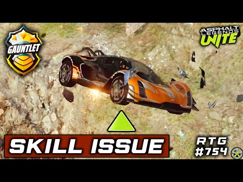 Asphalt Unite | I got MASSIVE SKILL ISSUE in Gauntlet Day 5 | RTG #754