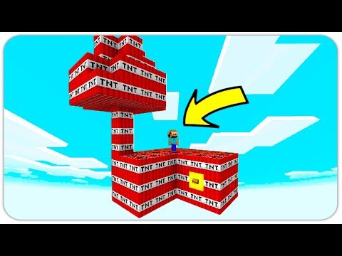КАК ВЫЖИТЬ НУБУ и ДЕВУШКЕ на ТНТ СКАЙБЛОК ОСТРОВЕ в МАЙНКРАФТ?