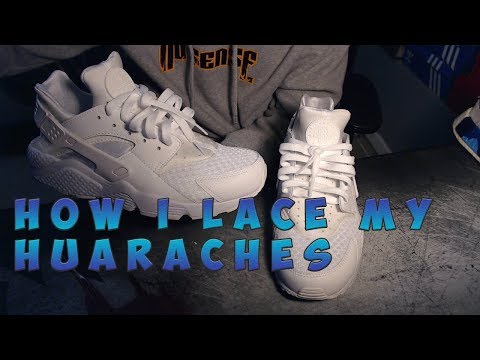 best way to lace huaraches