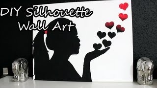 DIY Silhouette Wall Art