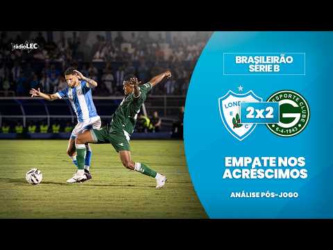 SABOR DE DERROTA! ANÁLISE RÁDIO LEC: LONDRINA 2X2 GOIÁS | BRASILEIRÃO SÉRIE B 2026
