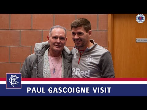 Paul Gascoigne | Training Centre visit | 05 Oct 2019