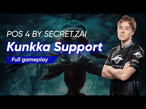 Kunkka Support by Secret.zai | Full Gameplay Dota 2 Replay