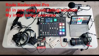 Rode Rodecaster Pro - All in one easy podcasting solution (my overall impressions and initial setup)