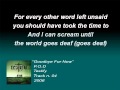 P.O.D. - Goodbye For Now (Lyrics) 