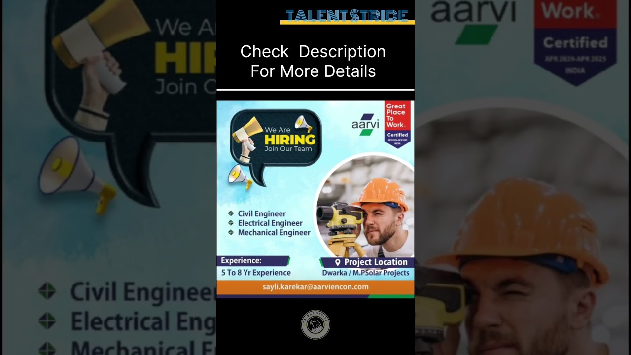 Urgent Hiring: Civil, Electrical & Mechanical Engineers | 5-8 Yrs Exp | Apply Now!