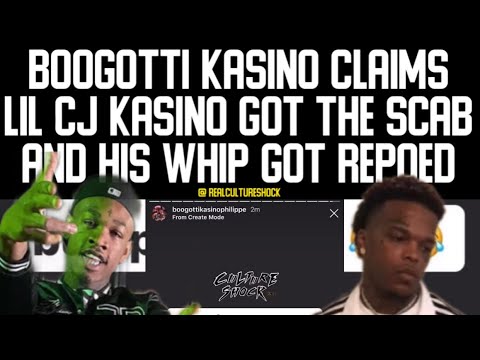 Boogotti Kasino says lil Cj Kasino got the h3rp, Cj car got repoed