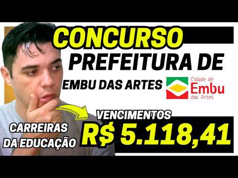 CONCURSO PREFEITURA DE EMBU DAS ARTES 2026