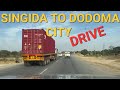 Singida Town To Dodoma City Drive Tanzania