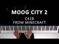 C418 Moog City 2 From Minecraft Piano Cover Tutorial