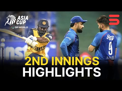 2nd Innings Highlights | Sri Lanka vs Afghanistan | Match 11 | DP World Asia Cup 2025 | ZF1K