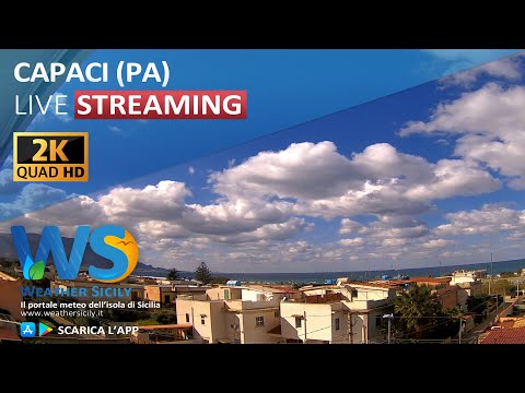 🔴 Capaci live webcam - Panoramica nord-ovest