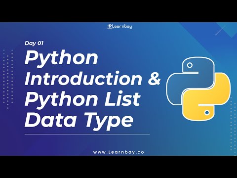 Python Introduction Data Types In Python Webinar Day 01 Python Tutorial