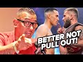 JOSE BENAVIDEZ ANGRLY THREATENS CALEB PLANT "YOU BETTER NOT PULL OUT OF THE FIGHT!"