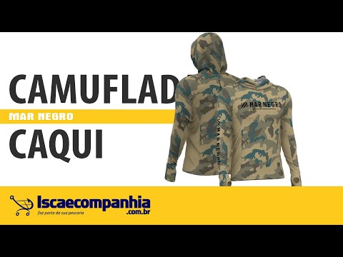 Vídeo Camiseta Mar Negro X-Protection Sublimada 30146 - Camuflada Caqui